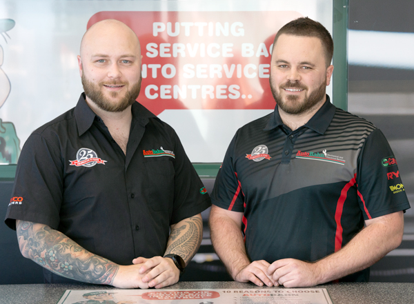 Anthony Hayward and Callum Fowlie