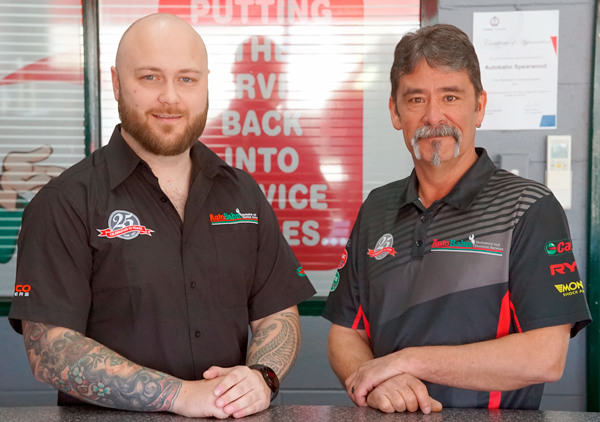 Anthony Hayward and Rob Morris